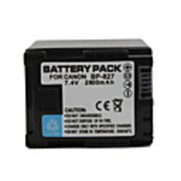 BP-827 Compatible 7.4V 2800mAh Battery Pack for Canon HF10 and More
