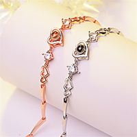 Bracelet Bangles Cuff Bracelet Classic Fashion Trendy Casual / Sporty Korean Fashion Cute Copper Bracelet Jewelry Silver For Sport Gift Date Birthday Festival miniinthebox