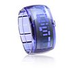 Bracelet Design Future Blue LED Wrist Watch - Dark Blue