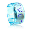 Bracelet Design Future Blue LED Wrist Watch - Light Blue