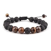 braided calm lava rock diffuser oil mens bracelet for women adjustable - meditation, relax, healing, aromatherapy, chakra, yoga miniinthebox