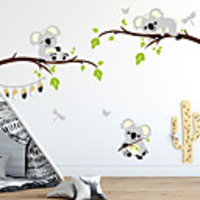 Branch Koala Printing Removable Personalized Wall Stickers Living Room Bedroom Kid