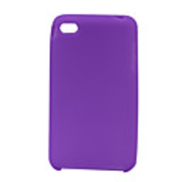Brand New Protective Silica Gel Soft Case for iPhone 5 (Purple)
