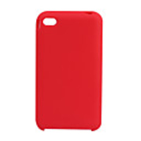 Brand New Protective Silica Gel Soft Case for iPhone 5 (Red)