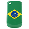 Brazil Flag Pattern Protective Case for Blackberry 8520 and 8530