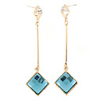 Breakfast At Tiffanys Zircon-Studded Earrings