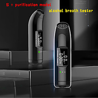 Breathalyzer Digital Alcohol Tester Breath Analyzer Professional LCD Screen USB Charger Alcohol Detection Device miniinthebox