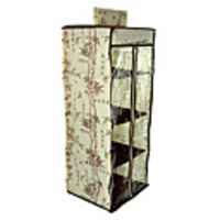 Breeze bamboo 4 Layers Hanging Bag(With Transparent Door)
