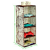 Breeze bamboo 4 Layers Hanging Bag(With Transparent Door)