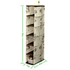 Breeze bamboo 6 Layers Hanging Bag(With Transparent Door)