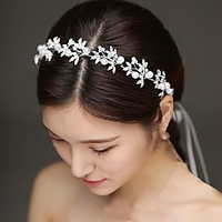 Bridal Beaded Sequin Alloy Headdress with Rhinestone / Imitation Pearl 1 PC Wedding / Party / Evening Headpiece miniinthebox