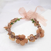 Bridal Beaded Sequin Fabric Headdress with Floral 1 PC Wedding / Party / Evening Headpiece miniinthebox