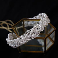 Bridal Sweet Imitation Pearl / Rhinestone Headpiece with Rhinestone / Faux Pearl 1 pc Wedding / Birthday Headpiece