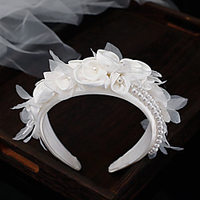 Bridal Vintage Inspired Tulle Headpiece with Pearl 1 Piece Wedding / Special Occasion Headpiece miniinthebox
