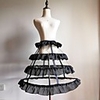 Bride Classic Lolita 1950s Vacation Dress Dress Petticoat Hoop Skirt Crinoline Women