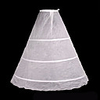 Bride Classic Lolita 1950s Vacation Dress Dress Petticoat Hoop Skirt Crinoline Women