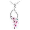 Bride Flowers Zircon Necklace