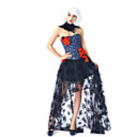 Bride Gothic Victorian Vacation Dress Skirt Outfits Masquerade Women