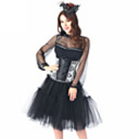 Bride Gothic Victorian Vacation Dress Skirt Outfits Masquerade Women