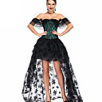Bride Gothic Victorian Vacation Dress Skirt Outfits Masquerade Women