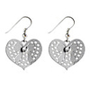 Bright Color Heart-Shaped Earrings