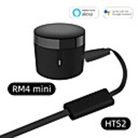 BroadLink RM4 Mini HTS2 WiFi IR RF Smart AC TV Controller For Smart Home Automation Works With Alexa Google Home