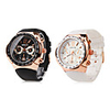 Bronze Case White Band Classical Watch For Men