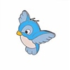 Brooches Bird Wings Flamingo Ladies Vintage Cartoon Fashion Brooch Jewelry Light Blue For Daily Evening Party