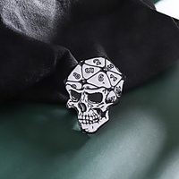 Brooches Classic Fashion Fashion Classic Holiday Punk Trendy Brooch Jewelry White For Halloween Casual / Daily Club Bar Festival