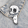Brooches Vintage Style Halloween Vintage Holiday Punk Trendy Fashion Brooch Jewelry White For Halloween Street Daily Casual Festival / 2pcs
