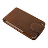 Brown PU Leather Case for iPhone 4