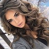 Brown Wigs for Women Synthetic Wig Curly Asymmetrical Wig Long Brown Synthetic Hair Wigs Mix Color Wigs miniinthebox