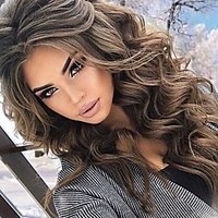 Brown Wigs for Women Synthetic Wig Curly Asymmetrical Wig Long Brown Synthetic Hair Wigs Mix Color Wigs miniinthebox