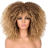 Brown Wigs for Women Synthetic Wig Curly Asymmetrical Wig Short A11 Synthetic Hair Women