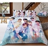 BTS Series 3-Piece Duvet Cover Set Hotel Bedding Sets Comforter Cover with Soft Lightweight Microfiber For Holiday Decoration(Include 1 Duvet Cover and 1or 2 Pillowcases) miniinthebox