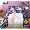 BTS Series 3-Piece Duvet Cover Set Hotel Bedding Sets Comforter Cover with Soft Lightweight Microfiber,  Include 1 Duvet Cover,  2 Pillowcases for Double/Queen/King(1 Pillowcase for Twin/Single)