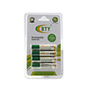 BTY 1000mAh AAA Ni-MH Rechargeable Battery Set (4 Batteries)