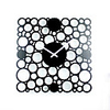 Bubble Pattern Mute Sweep Wall Clock