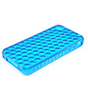Bubble Transparent Soft Case for iPhone4 (Blue)