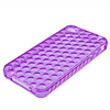 Bubble Transparent Soft Case for iPhone4 (Purple)