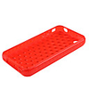 Bubble Transparent Soft Case for iPhone4 (Red)