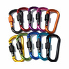 Buckle Convenient Aluminium alloy Hiking Mountaineering Random Colors 4 pcs