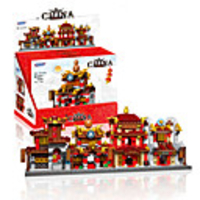 Building Blocks 1 pcs Chinese Architecture compatible ABSPC Legoing Simulation All Toy Gift / Kids