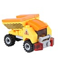 Building Blocks 32 pcs Novelty Vehicles compatible ABS Legoing Stress and Anxiety Relief Decompression Toys Parent-Child Interaction Cartoon Backhoe Loader Toy Gift / Kid