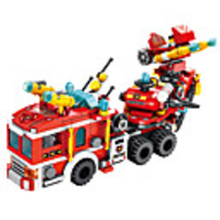 Building Blocks 557 pcs Vehicles compatible ABSPC Legoing Simulation Fire Engine Vehicle All Toy Gift / Kid