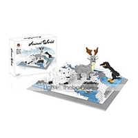 Building Blocks Construction Set Toys 1880 Penguin Reindeer compatible Plastic Shell Legoing Creative DIY Educational Boys and Girls Toy Gift