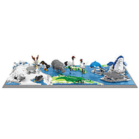 Building Blocks Construction Set Toys 1880 Penguin Reindeer compatible Plastic Shell Legoing Creative DIY Educational Boys and Girls Toy Gift