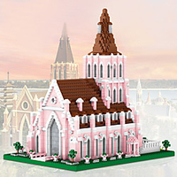 Building Blocks Educational Toy Architecture Famous buildings compatible ABS Resin Legoing Hand-made Decompression Toys Parent-Child Interaction All Toy Gift miniinthebox