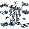 Building Blocks Educational Toy Construction Set Toys 577 pcs Car Robot Airplane compatible Plastic Shell Legoing Transformable Boys