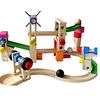 Building Blocks Marble Run Race Construction Marble Run 38 pcs Creative Ball compatible Wooden Legoing Hand-made Parent-Child Interaction All Boys